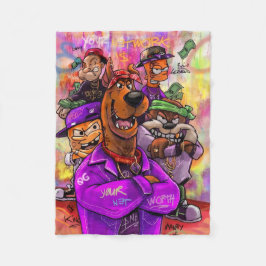 90's Scooby Bende Streetstyle Hip Hop Kunst Deken 