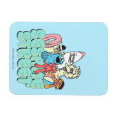 90's Sesamstraat Surf Magneet (Horizontaal)