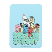 90's Sesamstraat  Surf Magneet (Verticaal)