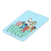 90's Sesamstraat Surf Magneet (Linkerzijde)