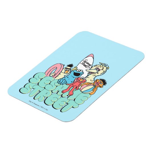 90's Sesamstraat  Surf Magneet (Linkerzijde)