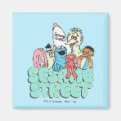 90's Sesamstraat  Surf Magneet (Voorkant)