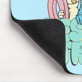 90's Sesamstraat Surf Muismat (Hoek)