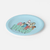 90's Sesamstraat Surf Papieren Bordje (Gekanteld)