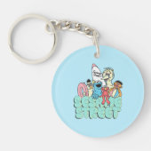 90's Sesamstraat  Surf Sleutelhanger (Voorkant)