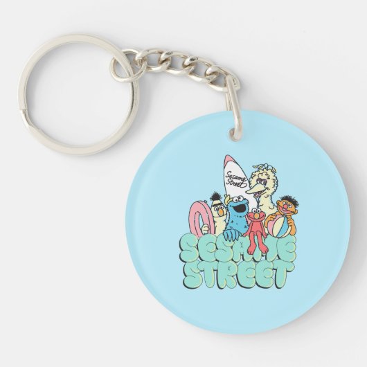 90's Sesamstraat  Surf Sleutelhanger