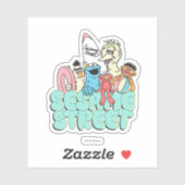 90's Sesamstraat  Surf Sticker