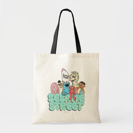 90's Sesamstraat  Surf Tote Bag (Voorkant)