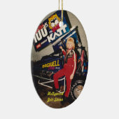 90'S Sprint Dirt Champion Hollywood "Jett Starr" Keramisch Ornament (Rechts)