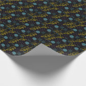 90's stijl: kleurrijk abstract patroon cadeaupapier (Hoek)