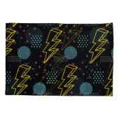 90's stijl: kleurrijk abstract patroon kussensloop (Achterkant)