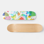 90s Stijl kleurrijke geometrische retroflectorstij Persoonlijk Skateboard (Horizontaal)