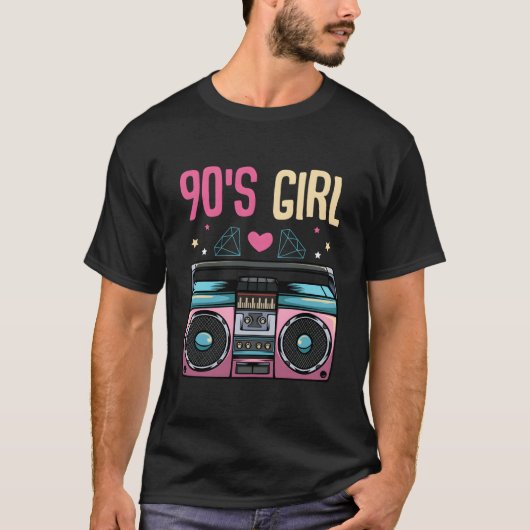 90'S Stijl Oude Radio T-shirt (Voorkant)