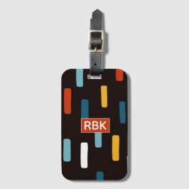 90s Street Icons seamless scandinavian pattern Bagagelabel