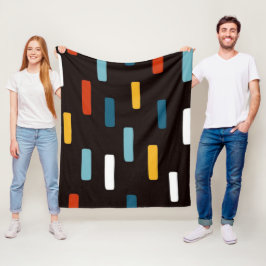 90s Street Icons seamless scandinavian pattern Fleece Deken