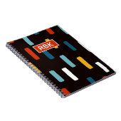 90s Street Icons seamless scandinavian pattern Notitieboek (Rechterzijde)