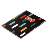 90s Street Icons seamless scandinavian pattern Notitieboek (Linkerzijde)