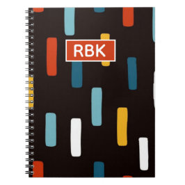 90s Street Icons seamless scandinavian pattern Notitieboek