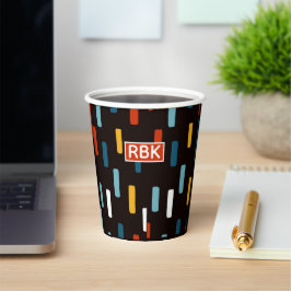 90s Street Icons seamless scandinavian pattern Papieren Bekers