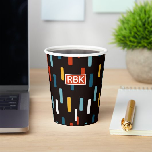 90s Street Icons seamless scandinavian pattern Papieren Bekers (Insitu)