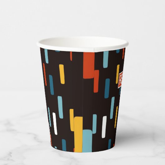 90s Street Icons seamless scandinavian pattern Papieren Bekers (Rechts)