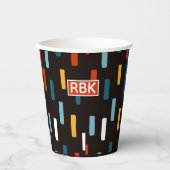 90s Street Icons seamless scandinavian pattern Papieren Bekers (Voorkant)