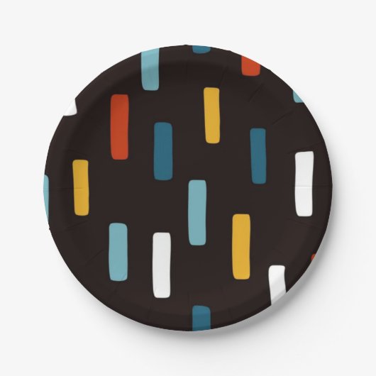 90s Street Icons seamless scandinavian pattern Papieren Bordje (Voorkant)