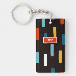 90s Street Icons seamless scandinavian pattern Sleutelhanger