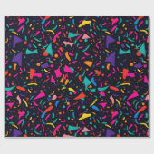 90's Style Confetti Wrapping Papier cadeauverpakki (Vlak)