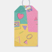 90's Thema Verjaardagsfeestje Favor Gift Label Cadeaulabel (Achterkant)