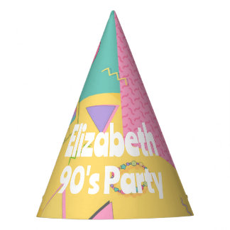90's Thema Verjaardagsfeestje Petten Feesthoedjes