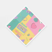 90's Thema Verjaardagsfeestservetten Servet (Hoek)