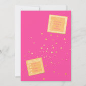 90s Throwback Cootie Catcher Verjaardagsfeest Kaart (Achterkant)