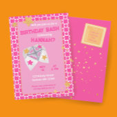 90s Throwback Cootie Catcher Verjaardagsfeest Kaart