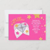 90s Throwback Fortune Party Dank je Bedankkaart (Voorkant)