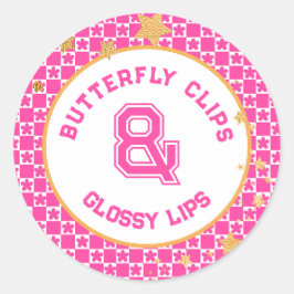 90s Throwback Party Favoriet Ronde Sticker