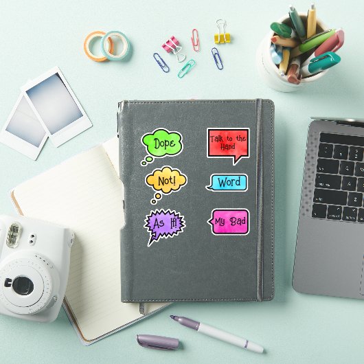 90s Throwback Phrase Sticker (iPad Cover)