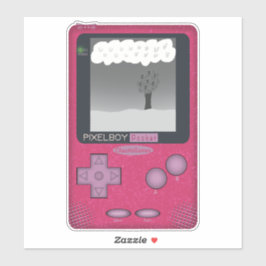 90s Throwback - PixelBoyPocket Game Console Sticker