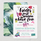 90s Throwback Vrijgezellenfeest Kaart (Voorkant / Achterkant)