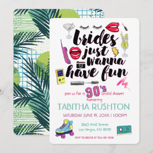 90s Throwback Vrijgezellenfeest Kaart