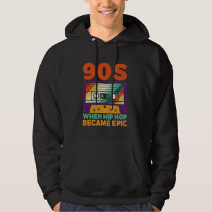 90s toen hiphop epische jaren 90 hiphop werd hoodie