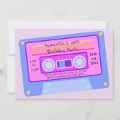 90's Vaporwave Pastel Cassetterollenspel Kaart (Voorkant)