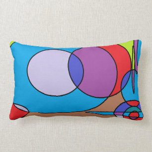 90s Verf Design Kussen