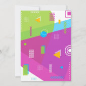 90s Verjaardag Uitnodiging Retro 30e Verjaardag (Achterkant)