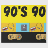 90s Verpakkingspapier Cadeaupapier (Vlak)