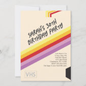 90s VHS Uitnodiging (Voorkant)