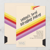 90s VHS Uitnodiging (Voorkant / Achterkant)