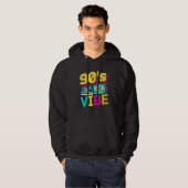 90s Vibe 1990s Fashion Nineties Theme For 90s Kids Hoodie (Voorkant volledig)