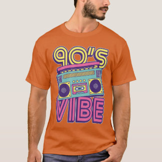 90s Vibe 1990s Muziek Liefhebber Nineties Kostuum  T-shirt