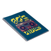 90's vibe Boombox Notitieboek (Rechterzijde)